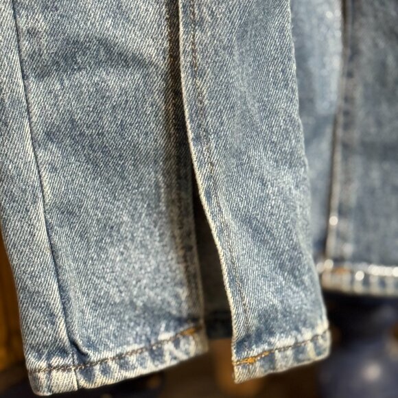 PrettyLittleThing Denim women's Belted Jumpsuit – Size 0 (US) - Picture 8 of 12